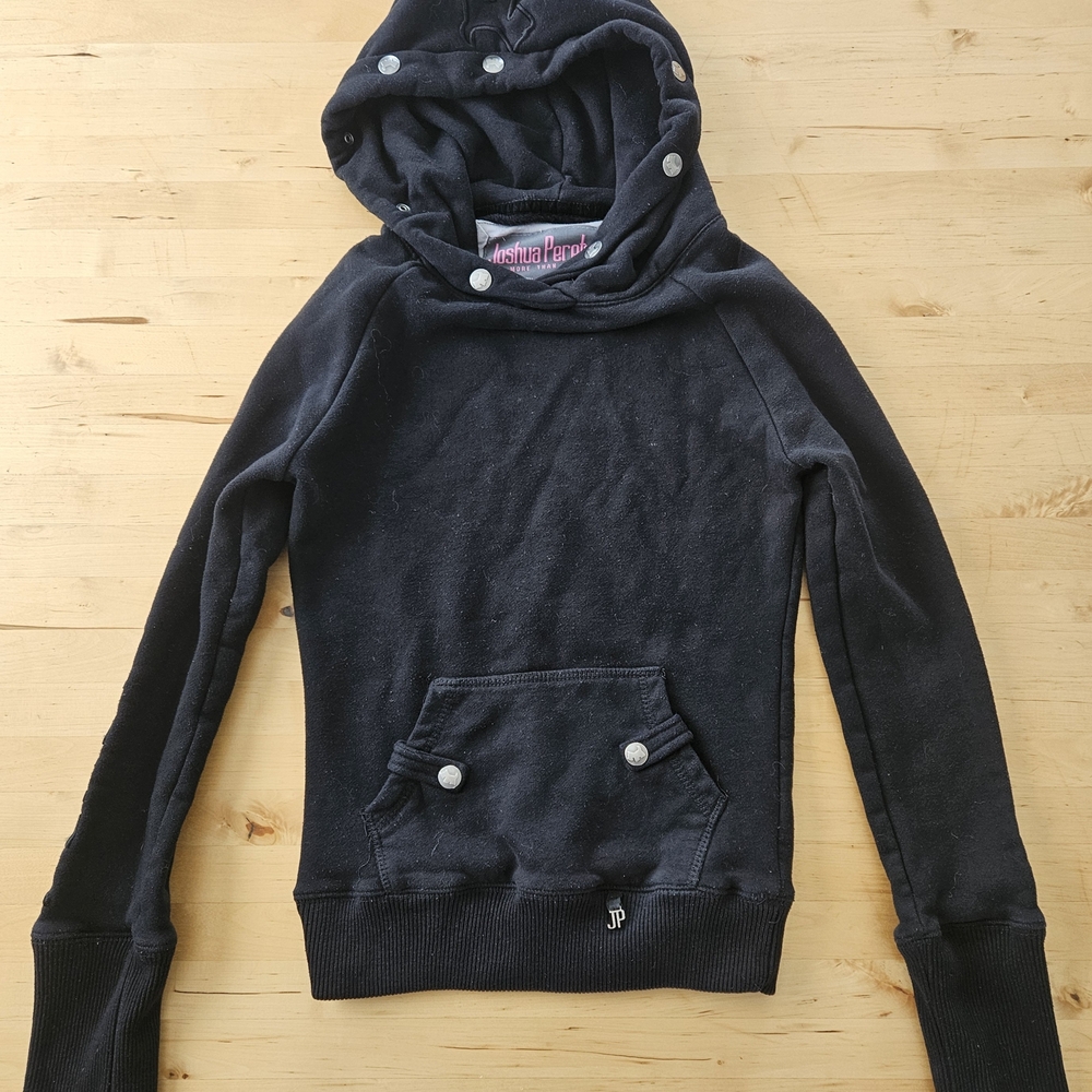 Joshua Perets Charcoal Hoodie Sweatshirt
